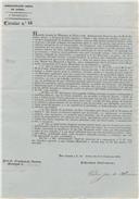 Carta dirigida ao presidente da Câmara Municipal de Belas proveniente de Pedro José de Oliveira, secretário geral da administração geral de Lisboa, referente ao cumprimento da portaria sobre o mau estado das estradas do concelho.