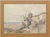 Cintra – The Penha Convent [Material gráfico] / George Vivian. – [S.l. : s.n.], 1839. – 1 litografia : papel, col. ; 27 x 38 cm.