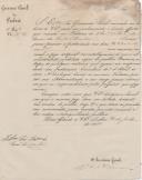 Ofício de A. João Pedro da Camara, Secretário Geral da 1ª Repartição do Governo Civil de Lisboa, ao Administrador do Concelho de Sintra, solicitando que seja concedido aos festeiros de Nossa Senhora da Serra de Fonte Aranha, licença para fazerem a festa.