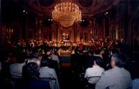 Concerto da Orquestra Gulbenkian com Pedro Burmester durante o Festival de Musica de Sintra, na sala da música do Palácio Nacional de Queluz.