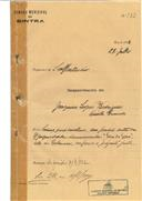 Construção de um prédio denominado 'Feira da Eira' em Quinta Grande - Galamares, em nome de Joaquim Lopes Rodrigues, com o Processo nº OB 333/1922, com a licença de construção nº 212 de 03/08/1922.