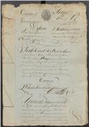 Feito cível de resíduos de testamento de José Rodrigues Alfama, morador na Terrugem, cujo testamenteiro foi a sua mulher Doroteia Rosa, moradora no mesmo lugar.