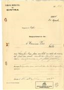Construção de moradia em Carrascal, em nome de Hermínia Reis, com o Processo OB nº 606/1924, com a licença de construção nº 14 de 21/06/1924.