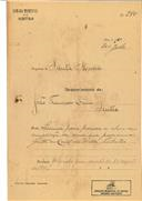 Ampliação de moradia no Casal da Portela em Sintra em nome de João Francisco Lúcio, com o Processo nº OB 290/1920, com a licença de construção nº 92 de 25/08/1920.
