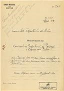 Alteração da chaminé da padaria na Praça da República na Vila de Sintra, em nome de Companhia Industrial de Portugal e Colónias, com o Processo n.º OB 206/1920.