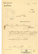 Construção de uma moradia no Algueirão em nome de Ana da Conceição Alves de Oliveira com o Processo OB nº 291/1925, com a licença de construção nº 192 de 11/07/1925.