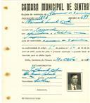 Registo de matricula de carroceiro de 2 animais em nome de Fernando [...] Costa, morador em Carrascal, com o nº de inscrição 1895.