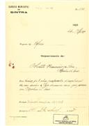 Ampliação de uma casa nas Azenhas do Mar em nome de António Bernardino da Silva, com o Processo OB nº 134/1923, com a licença de construção nº 141 de 27/04/1923.