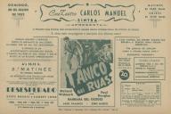 Programa do filme "Pânico nas Ruas" com a participação Richard Widmark, Barbara Bel Geddes e Paul Douglas.