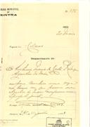 Construção de uma casa nas Azenhas do Mar em nome de António Maria de Castro Rodrigues, com o Processo OB nº 276/1923, com a licença de construção nº 275 de 25/06/1923.