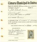 Registo de matricula de carroceiro de 2 ou mais animais em nome de João Silvestre Correia, morador no Mucifal, com o nº de inscrição 2136.