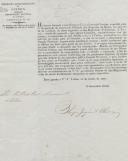 Ofício dirigido ao presidente da Câmara Municipal de Colares proveniente de Olímpio Joaquim de Oliveira secretário geral, referente aos 100 mil reis de renda.