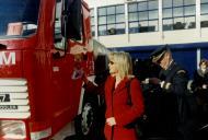 Presidente da Câmara Municipal de Sintra, Drª Edite Estrela e o Secretário de Estado, Dr. Armando Vara, na inauguração da piscina dos Bombeiros Voluntários de Agualva-Cacém.