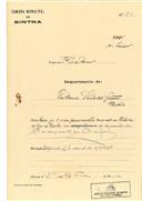 Construção de uma casa na Rinchôa em Rio de Mouro em nome de Guilherme Simões dos Santos com o Processo OB nº 30   /1925 com a licença de construção nº 25 de 26 /02/1925.