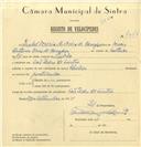 Registo de velocípede de marca Helios, com o nº 7348, em nome de Isabel Maria Ribeiro de Campos, moradora em S. Pedro de Sintra.