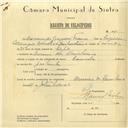 Registo de velocípede  de marca Caravela, com o nº 6010, em nome de Domingos Joaquim Franco, morador em Arneiro dos Marinheiros.