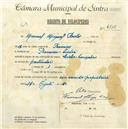 Registo de velocípede de marca Cycles Gonçalves, com o nº 4828, em nome de Manuel Miguel Rolo, morador em Barreiros.