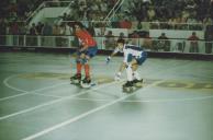 Equipa de hoquei em patins de Sintra disputando a final da taça.