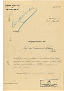 Construção de anexos na Portela de Sintra em nome de João da Câmara Pestana, com o Processo nº OB 249/1921, com a licença de construção nº 166 de 01/09/1921.