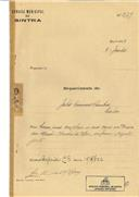 Ampliação de moradia na Praia das Maças, Azenhas do Mar em nome de Júlio Casimiro Cunha, com o Processo nº OB 229/1922, com a licença de construção nº 188 de 22/07/1922.