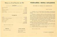 Relatório do conselho de administração da Companhia Sintra Atlântico referente ao ano de 1934.