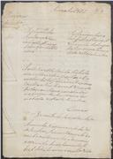 Feito cível de resíduos de testamento de António Vicente Castelhano, morador em Amoreira, cujo  testamenteiro foi o seu filho Manuel Vicente, morador no mesmo lugar.