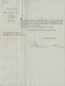 Ofício dirigido ao presidente da Câmara Municipal de Colares proveniente de Olimpio Joaquim de Oliveira, secretário geral do governo civil de Lisboa, referente ao melhoramento e generalização de instrução primária em todo o reino.
Tem junto decreto de regulamentação da instrução pública.