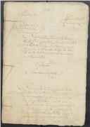 Feito cível de resíduos de testamento de Domingos Nunes, morador em Casas Novas, cujo testamenteiro foi Manuel Dias, morador no mesmo lugar.