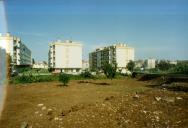 Construção dos espaços verdes na urbanização de Casal de Quintelas em Queluz.