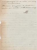 Carta da Duquesa de Lafões dirigida a António Xavier Ribeiro Grilo relativa a várias encomendas.
