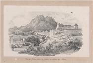 Vue de Cintra prise du jardin du comte da Póvoa [Material gráfico] / Celestine Brelaz. – Lisboa : Manuel Luís da Costa, 1840. – 1 litografia : papel, p & b ; 18 x 31 cm.