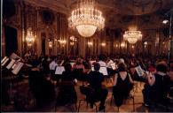 Concerto  com a Orquestra de Câmara Escocesa, durante o festival de música de Sintra, na sala de música do Palácio Nacional de Queluz.