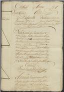 Feito de cível de resíduos de testamento contra João Duarte, morador em Alvarinhos, enquanto testamenteiro de Vicência Maria, viúva de Domingos Duarte Pedro, morador na Assafora.