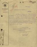 Ofício do Tenente Coronel de Engenharia do Regimento de Telegrafistas, A. Moreira, ao Administrador do Concelho de Sintra, solicitando a confirmação do óbito de Manuel Pedro Duarte, filho de Pedro Francisco Duarte e Maria Balbina dos Santos, natural de Rio de Mouro, a fim de ser abatido no regimento.