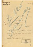 Construção de moradia e garagem na Rua Doutor Alfredo da Costa em Sintra em nome de Amélia Rosa de Jesus Formigal de Morais, com o Processo nº OB 341-A/1921, com a licença de construção nº 97 de 12/04/1923.