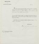 Ofício de José de Lacerda, Comissário da Comissão dos Estudos do Distrito de Lisboa, ao Administrador do Concelho de Sintra, referente ao professor da Cadeira Pública de gramática portuguesa e latim, na Vila de Sintra.