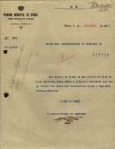 Ofício do Administrador do Concelho de Oeiras, ao Administrador do Concelho de Sintra, certificando que recebeu o relatório dos Bombeiros Voluntários União e Capricho Linda-a-Pastora.