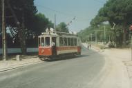 Elétrico de Sintra no Pinhal da Nazaré.