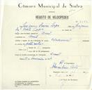 Registo de velocípede de marca Nacional, com o nº 8589, em nome de Joaquim Simões Lapa, morador em Aruil.
