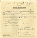 Registo de velocípede de marca Cicles Pombal, com o nº 7133, em nome de Virgílio Henriques dos Santos, morador em Lameiras.