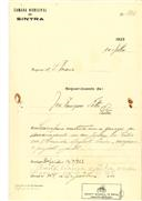 Construção de uma garagem na Avenida Augusto Freire, Sintra em nome de José Henriques Totta, com o Processo nº OB 380/1923, com a licença de construção nº 264 de 12/07/1923. Projeto do arquiteto Manuel Joaquim Norte Júnior.
