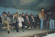 Rui Silva, presidente da Câmara Municipal de Sintra, durante a inauguração da iluminação no campo de futebol do Sintrense na Portela de Sintra.