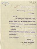 Ofício dirigido ao Administrador do Concelho de Sintra, proveniente pel'a Comissão Organizadora do Queluz Atlético Clube, José Alexandre Prego, solicitando autorização para que se convoque uma reunião de Assembleia Geral.