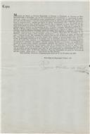 Circular dirigida ao presidente da Câmara Municipal de Belas proveniente de  Pedro José de Oliveira, secretário Geral da Administração Geral de Lisboa, enviando a cópia da portaria circular relacionado com a reforma judiciária relativamente ás inscrições nos livros da matrícula dos jurados de todos os cidadãos que estão nas circunstâncias da lei.