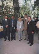 Assinatura do protocolo de geminação de Sintra com La Habana Vieja no patamar dos deuses da Quinta da Regaleira.