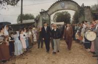 Presidente da Câmara Municipal de Sintra, Rui Silva, acompanhado pelo Vereador Cardoso Martins na Feira das Mercês.