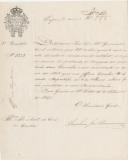 Ofício de Anselmo José Braamcamp,  Secretário Geral do Governo Civil de Lisboa, ao Administrador do Concelho de Sintra, referente à devolução dos mapas da população do Concelho.