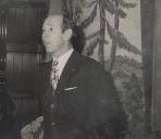 Jorge Listopad na sala da Nau do Palácio Valenças.