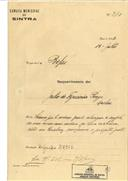 Ampliação com um andar de uma cocheira em Queluz, em nome de Júlio Figueirôa Rego, com o Processo nº OB 310/1922, com a licença de construção nº 208 de 09/08/1922.