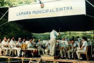 Atuação de uma banda filarmónica com o apoio do Pelouro da Cultura da Câmara Municipal de Sintra.